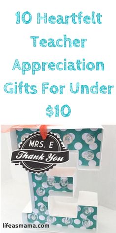 teacher appreciation gifts for under $ 10