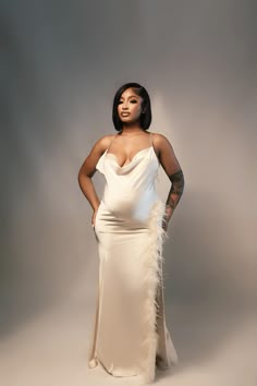 Unique Maternity Pictures Black Women, Tribe Aesthetic, Gender Reveal Outfit For Mom, Maternity Shoot Black Women, Babyshower Dress, Studio Maternity Shoot, Cute Pregnancy Pictures, Maternity Photography Poses Couple, Maternity Dresses For Baby Shower