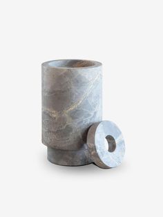 Michael Verheyden Marble Vase in Grigio Antico Marble Home Accessories New Vessels Diameter: 6 3/4” • Height: 11 1/2” / Grigio Antico / Marble Vase With Lid, Marble Vase, Marble Decor, Mirror With Lights, Modern House Design, Furniture Shop, Home Fragrance, Light Accessories, Vintage Furniture