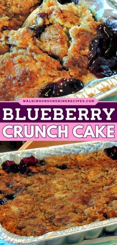 Looking for the best summertime dessert? This Blueberry Dump Cake uses a box of vanilla cake mix to create a crumb topping for the pie filling. Add this easy dump cake recipe to your Labor Day party food ideas too! Blueberry Dump Cake Recipes Pie Fillings, Blueberry Dump Cake With Pie Filling, Blueberry Dump Cake With Fresh Berries, Blueberry Crunch Cake, Low Carb Cake Recipes, Dump Cakes Recipes Easy, Day Party Food Ideas, Blueberry Pie Filling Recipes, Crunch Cake Recipe