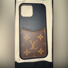 Authentic Louis Vuitton Case For Iphone 12 Pro Max. Comes With Dust Bag And Box. View Pictures For Leather Damage Louis Vuitton Case, Louis Vuitton Black, Louis Vuitton Accessories, View Pictures, Phone Case Accessories, Authentic Louis Vuitton, Iphone 12 Pro, Case For Iphone, Iphone 12