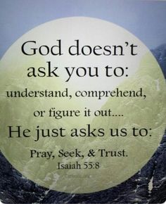 Trust God Verse, God Is In Control, Isaiah 55, Health Wealth, Trust God, God Is