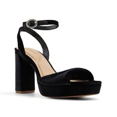 Ted Baker-Maddy Platform Sandal Heighten the mood on warm weather nights with the Ted Baker Maddy sandal. This pair sports a chunky platform and heel that elevate your look, while the ruched touches add some textural flair. Chunky Platform, Elevate Your Look, The Mood, Platform Sandals, Black Sandals, Black Velvet, Warm Weather, Ted Baker, Velvet