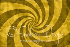 a yellow and black swirly background with the words, nobody drops