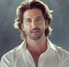 Hrithik Roshan Long Hair, Long Hair Beard Styles, Mens Hairstyles Medium Long, Medium Long Hair Styles Men, Long Hairstyles Mens, Hairstyles Medium Long Hair, Medium Long Hair Styles, Hrithik Roshan Hairstyle, Hairstyles Mens