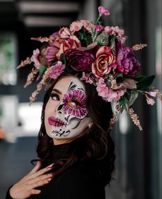 Mexican Halloween Costume, Rhinestone Makeup