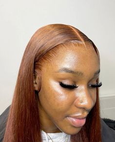 Orange Lace Front Wig, Hair Ginger, Birthday Hairstyles, Wig Install, Frontal Hairstyles, Women Body