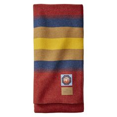 Pendleton Zion National Park Wool Blanket, Queen Folded Zion Park, Park Blanket, Pendleton Blanket, Queen Blanket, Pendleton Woolen Mills, Striped Blankets, Camping Blanket, Grand Canyon National Park, Zion National Park