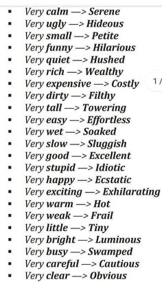 a list of words that are written in black and white, with the wording below it