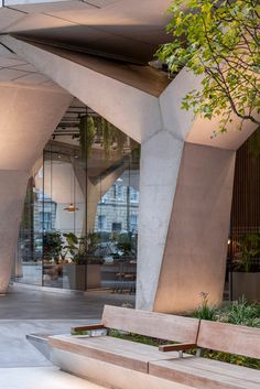 Squire and Partners unveils renovation of brutalist offices in London