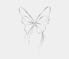 a drawing of a butterfly on a white background