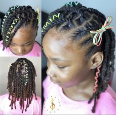 Loc Hairstyles For Girls Kids, Girl Loc Styles Kids, Kids Locs Styles Girls Short, Loc Styles For Girls Kids, Kids Loc Styles Daughters, Locs Hairstyles For Kids, Kids Locs Styles Daughters, Harmony Hairstyles, Kid Loc Styles