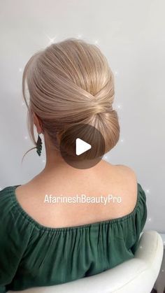 Fast Bun Hairstyles, Fast Buns, Diy Bridesmaid Hair, Hairstyles Creative, Hairstyles Trending, Updo Bun, Hairstyles Diy, Avant Garde Hair, Hairstyle Easy