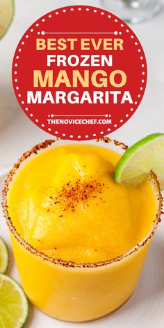 the best ever frozen mango margarita recipe