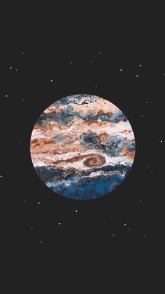 an image of the planet with stars in the background