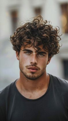 Find curly hairstyles for men with thick hair that are easy to manage! Visit our page for styling tips. Save this pin to keep these manageable looks handy! #CurlyHair #ThickHair #MensFashion Mixed Male Models, Men With Thick Hair, Boy Haircut Ideas, Practical Hairstyles, Trendy Boys Haircuts, Hairstyles Man, Men Embracing, Boys Haircut Styles