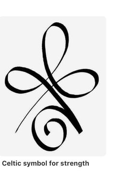 the celtic symbol for strength is shown