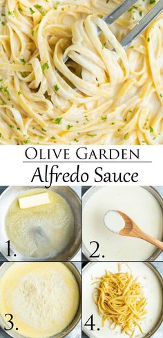 how to make an olive garden alfredo sauce