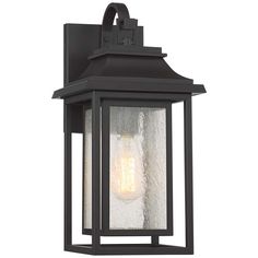 John Timberland Cecile 18 1/4" Bronze Lantern Box Outdoor Wall Light - #79J62 | Lamps Plus Star Lamp, Filament Bulb, Step Lighting, Outdoor Lanterns, Lamps Plus, Outdoor Wall, Beautiful Lights, Outdoor Wall Lighting