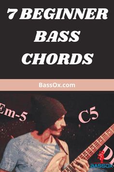 Bass player playing a chord Chords For Beginners, Guitar Tabs Songs