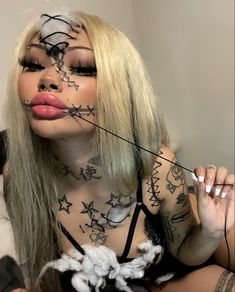 Holloween Makeup, Drag Make-up, Punk Makeup, Halloween Makeup Inspiration, Swag Makeup, Cool Makeup Looks, Dope Makeup, Special Effects Makeup, Cute Makeup Looks