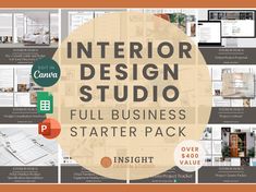 the interior design studio full business starter pack