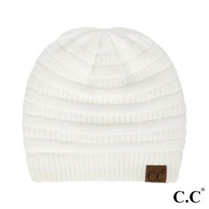 White CC beanie Cheap White Beanie For Winter, Cheap Basic White Hat, Cheap White Beanie, One Size Fits Most, Cheap White Beanie For Streetwear, Cheap Cute White Beanie, Cheap White One-size Beanie, Cute White Cheap Beanie, Cc Beanie, White Fleece