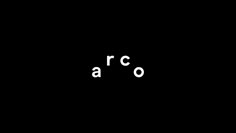 the word rca is written in white on a black background