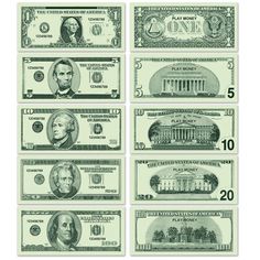 twenty dollar bills are arranged in rows