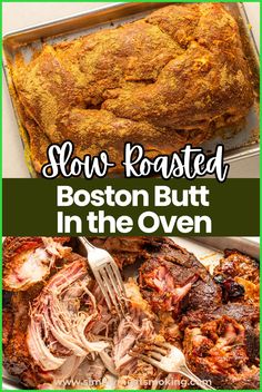 This oven-baked pork butt roast is the perfect choice for a tender, juicy family dinner. Slow-cooked to perfection, the pork butt becomes moist and flavorful with a delicious caramelized crust. A savory and easy dish for any occasion. Tap to try the recipe for a perfect pork butt roast! Pork Roast In The Oven Recipes, Recipe For Pork Roast, Oven Roasted Pork, Boston Roast Recipes, Bone In Pork Roast In Oven, Easy Pork Roast Recipes Ovens, Boston Button Recipes, How To Cook Pork Roast In Oven, Pork Butts In The Oven Recipe