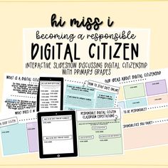 an image of digital citizen with text overlay