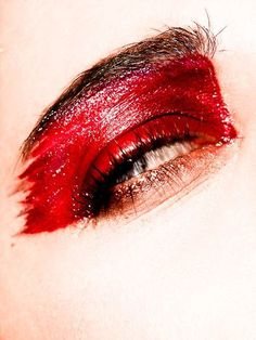 Glossy Eyes, Red Makeup, Beauty Shoot, Artistry Makeup, Makeup Trends, Face Art, Makeup Art, Beauty Photography