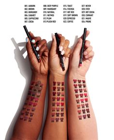 Nyx Lip Pencil Swatches, Overlined Lips, Nyx Slim Lip Pencil, Nyx Lip Liner, Nyx Lip, Lip Liner Pencil, Kissable Lips, Lip Shapes, Affordable Makeup