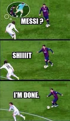 four different pictures of soccer players on the field