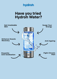 "I didn't realize how important consuming high quality water was until I tried hydrogen water. After drinking it I feel more energized throughout the day and I just feel healthier. Its like a secret hack to a healthier body. I am never drinking any other type of water again!" Hydrogen water serves as a natural antioxidant and anti-inflammatory, that..  ⚡Boost energy levels 🔥Support weight goals 🧠 Improve cognitive function 😄 Reduce stress & anxiety 💪🏽 Strengthen Joints 💧Improve hydration Strengthen Joints, Hydrogen Generator, Weight Goals, Improve Cognitive Function, Boost Energy Levels, Muscle Recovery, Boost Energy, Have You Tried