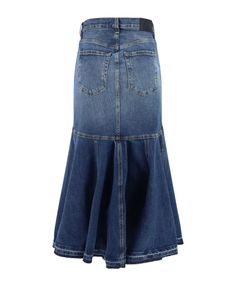 Cheap High Waist Retro Denim Skirt, Cheap High Waist Denim Skirt, Cheap High Waist Dark Wash Denim Skirt, Cheap Stretch Cutoff Denim Skirt, Cheap High Waist Denim Skirt With Snap Buttons, Cheap High Waist Light Wash Denim Skirt, Cheap Fitted Denim Skirt, Luxury Chic Denim Skirt With Pockets, Cheap Retro Medium Wash Denim Skirt