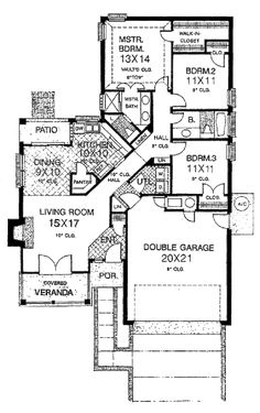 the floor plan for this house