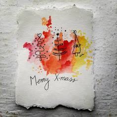 a piece of paper with the words merry xmas on it