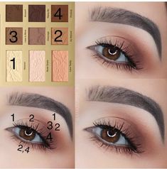 Teknik Makeup, Make Up Designs, Mekap Mata, Makeup Tutorial Eyeliner, Makeup Tutorial Eyeshadow, Makeup Course, Smink Inspiration, Hooded Eye Makeup, Eye Makeup Steps