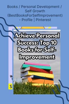 the book cover for active personal success top 10 books for self improvement