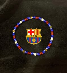 Handmade FC Barcelona beaded bracelet Barca Bracelet, Barcelona Bracelet, Bead Bracelets For Boys, Cat Eyeliner Makeup, Queen Of Hearts Halloween Costume, Queen Of Hearts Halloween, Soccer Gifts, Dream Gift, Bead Charms Diy