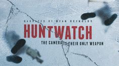 the cover of huntwatch, which features black and white shoes flying through the air