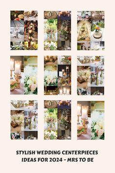 wedding centerpieces ideas for 2012 - mrs to be