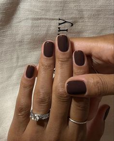 Popular Nail Colors, Nagel Tips, Thanksgiving Nails, Popular Nails, Brown Nails