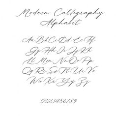 the upper and lower letters are in cursive handwriting