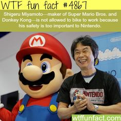 . What The Fact, Shigeru Miyamoto, Virtual Boy, 9gag Funny, Donkey Kong, True Facts, The Legend Of Zelda, The More You Know, Wii U