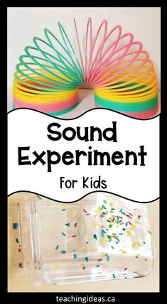 Science Of Sound Experiments, Sound Experiments For Kids, Waves Experiment, Simple Stem Challenges, Activities For Kindergarten Children, Treasured Vbs, Stem Activities Kindergarten, Sound Experiments, Music Science