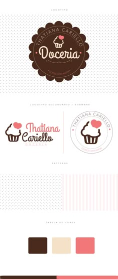 the logo for an ice cream shop is shown in this graphic style, with different colors and