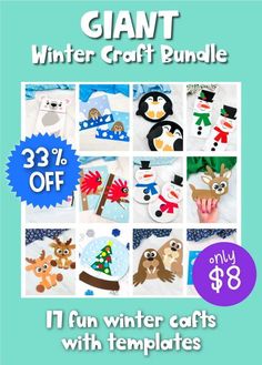 the giant winter craft bundle is on sale