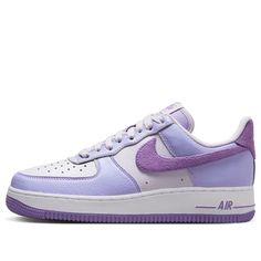 (WMNS) Nike Air Force 1 '07 Next Nature 'Hydrangeas' HQ3905-500 Nike Lavender Sneakers For Streetwear, Casual Purple Nike Air Force 1 For Sports, Casual Purple Nike Air Force 1, Casual Nike Air Force 1 In Purple, Sporty Purple Nike Air Force 1, Outfit Nike Air Force, Shoe Customization, Boss Fashion, Dream Shoe